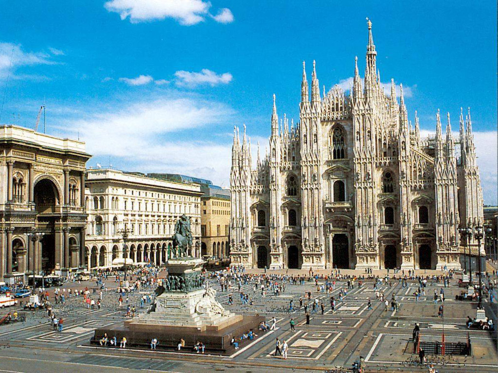 Milano dhe Liqenet Como, Garda, Maggiore